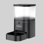 宠物喂食器厂家-3L黑色语音喂养WIFI APP