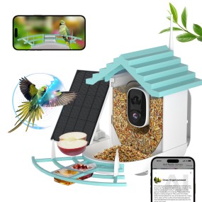Bird Feeder Factory - 4MP Solar Powered Metal APP