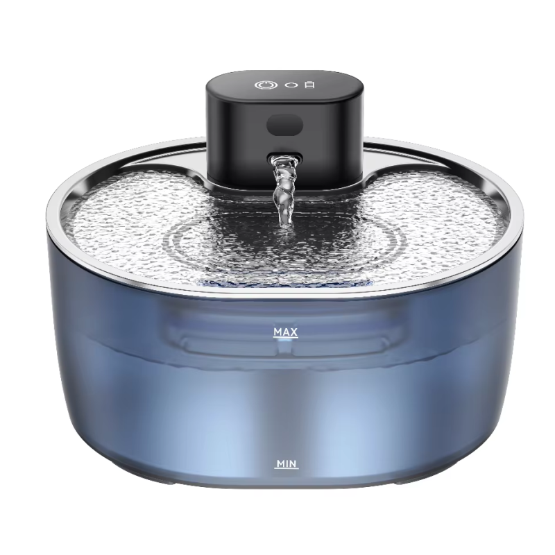 猫喷泉厂家-自动循环充电水分离