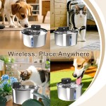 猫喷泉厂家-无线电池供电5000毫安