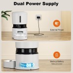 宠物喂食器厂家-电池供电料斗视频WIFI