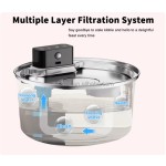 宠物饮水机厂家-3.2L电池供电感应