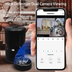 宠物喂食器厂家-双不锈钢APP控制