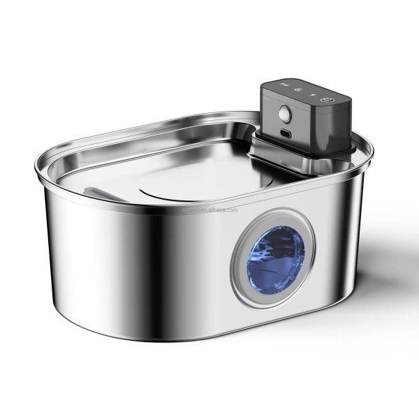 宠物水碗厂家-智能感应高架无线