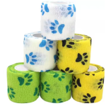 宠物粘性绷带供应商-批量自粘无纺布包裹