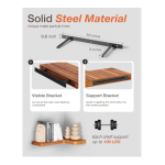 展示架厂家-4件装工程木