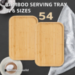 竹托盘厂家-日式长方形盛放