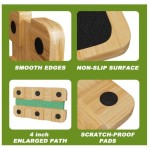 健身板厂家-木质阻力带脚踏板