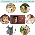 宠物骨灰盒厂家-大号木质带相框