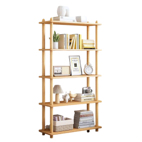 Bookcase Manufacturer - 5 Tier Modern Open Bookshelf