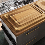 咖啡托盘厂家-黑色金合欢木装饰盛放