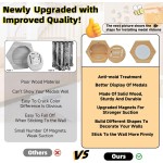 奖牌展示架厂家-6件装蜂窝六角墙挂