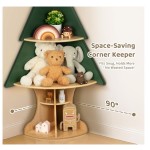 角落书架厂家-树形设计带储物