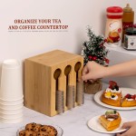 竹制餐具架厂家-塑料餐具整理3层