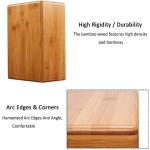 瑜伽砖厂家-2件装竹制支撑砖