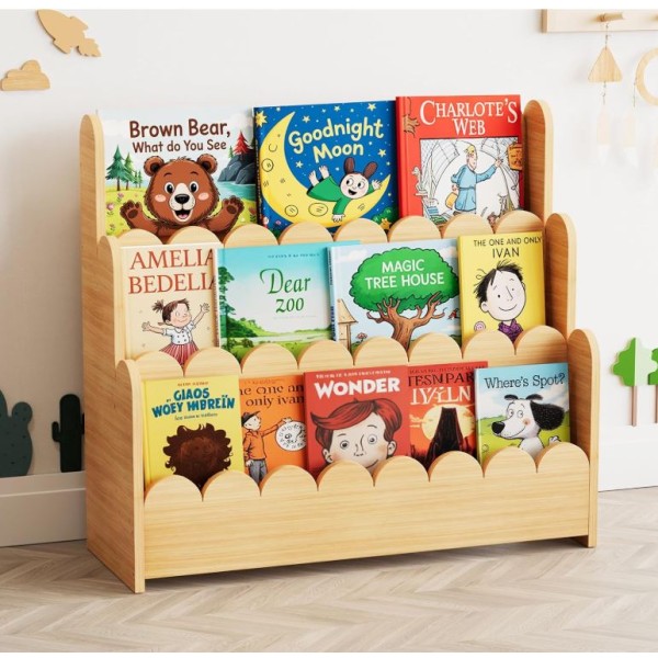 书架厂家-3层扇形蒙特梭利