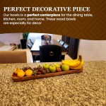 揉面碗厂家-30x6x3英寸手工雕刻实木