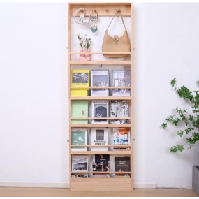 Wall Shelf Factory - Behind Door 5 Tiers with Hooks