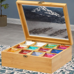 面包盒厂家-复古竹制长方形箱