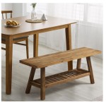 储物长凳厂家-43.3英寸农舍门厅