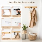 衣帽架厂家-2件装壁挂5钩