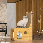 猫抓板厂家-瓦楞纸带猫薄荷