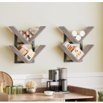 角落架厂家-2件装4层书架