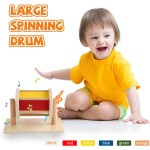 蒙特梭利鼓厂家-全尺寸旋转玩具