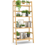 书架厂家-竹梯独立书柜