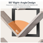 角落架厂家-2件装4层书架