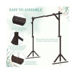 婚礼拱门厂家-7.2英尺木质凉亭背景