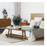 储物长凳厂家-43.3英寸农舍门厅