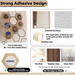 奖牌展示架厂家-6件装蜂窝六角墙挂