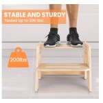 幼儿凳厂家-可调2步带把手