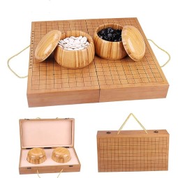 围棋套装厂家-19x19木质折叠棋盘