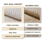 猫抓床厂家-特大号剑麻垫休闲