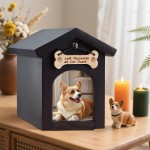 宠物骨灰盒厂家-木质记忆盒带相框