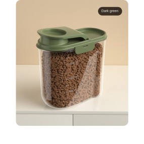 Pet Food Bin Factory - Transparent Moisture Dustproof Plastic