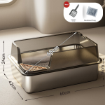 猫砂盆厂家-热销20L不锈钢易清洁