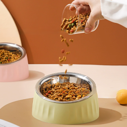 狗喂食碗厂家-高品质不锈钢护颈