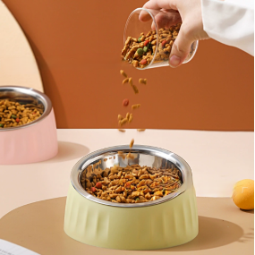 狗喂食碗厂家-高品质不锈钢护颈