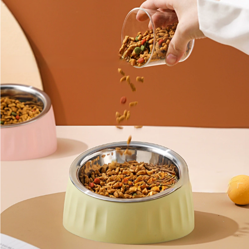 狗喂食碗厂家-高品质不锈钢护颈