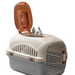 宠物携带箱厂家-PP塑料天窗背包户外