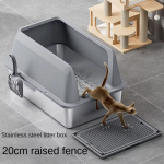 猫便盆厂家-2025最新不锈钢防臭