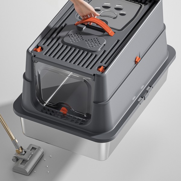 猫厕所厂家-2025升级封闭防臭防霉