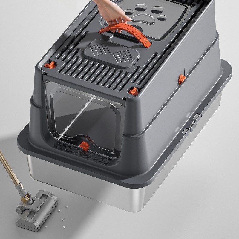 猫厕所厂家-2025升级封闭防臭防霉