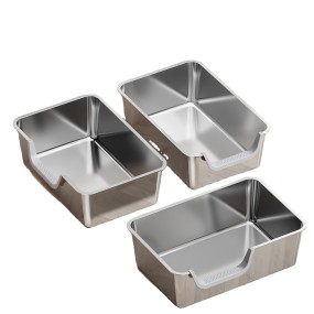 Cat Toilet Supplier - Easy Clean 2025 Model Large Space Stainless