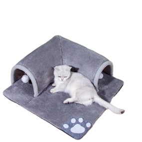 Pet Tunnel Bed Factory - Eco-Friendly Arctic Velvet U Shaped