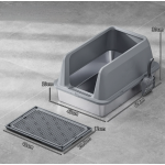 猫砂盘厂家-双层不锈钢20L容量