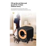 智能猫厕所厂家-可定制65L豆腐砂自动